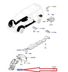 LR174408 LR148259 LR082848 Sağ Ön Davlumbaz Önü Discovery 5