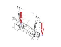 JKB000090 JKB100450 395830 Heater Air Outlet Left Defender