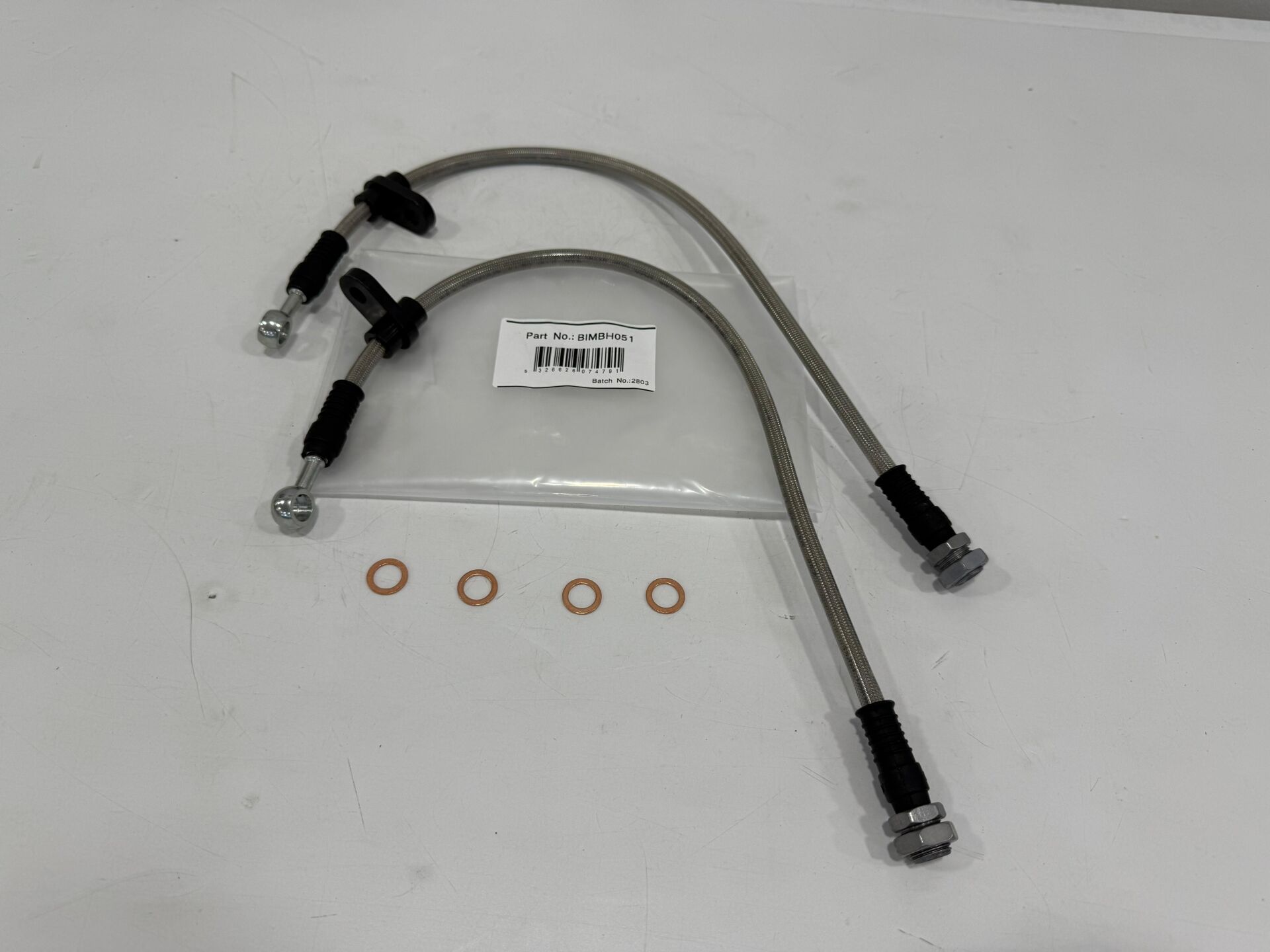 BIMBH051 Land Cruiser 200 VX200 Stage 2 Front Big Brake Hose Kit
