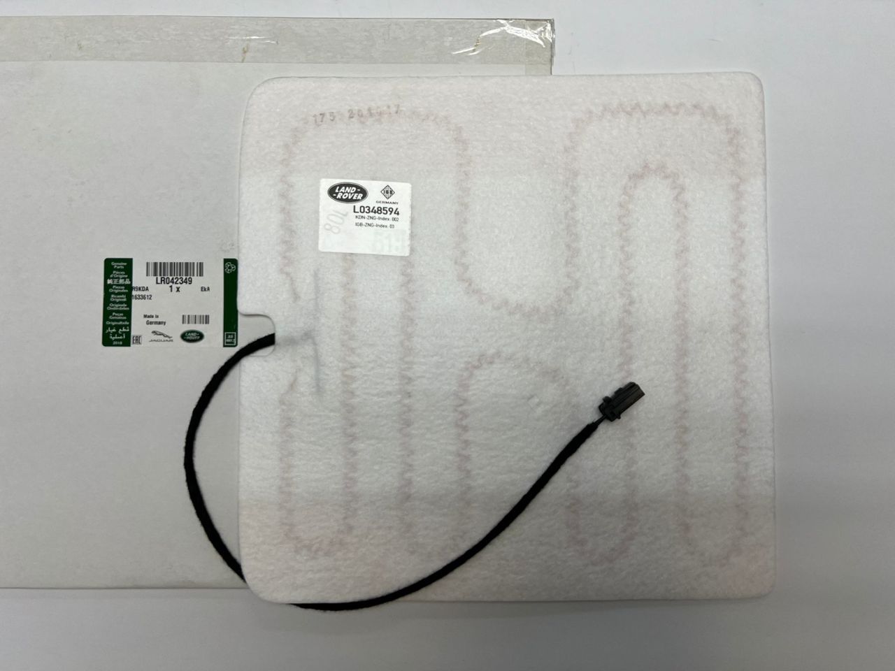Range Rover Sport Front Seat Heating Pad Backrest LR042349