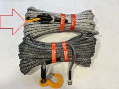 Synthetic Winch Rope Gray Rock Ropes