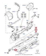 LR111480 Tie Rod End Moog Range Rover Velar