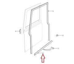 Defender Kapı Altı Eşik Keçesi LR029309 CFE500670