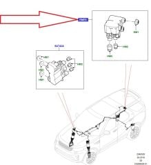 LR176327 LR137879 Rear Suspension Valve Discovery 5 Defender