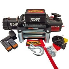 13500 LB 24 Volt Wire Rope Power Winch