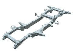 Defender 90 Galvanizli Şasi Komple DA2056-300Tdi