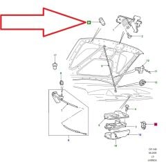 BTR966 Motor Kaput Ayar Lastiği Discovery 1 ve 2