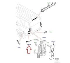 453123464 LR130824 Arka Sis Lambası Sağ Defender