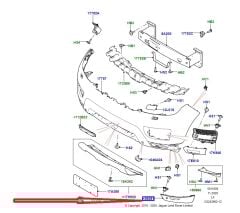 LR045055 Ön Tampon Spoiler Sol Range Rover Sport