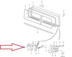 Defender Ön Cam Çerçeve Menteşesi Sağ MXC7846
