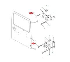 BYG500120 M8 x 50 mm Torx Civata 10'lu