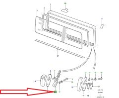 Defender Ön Cam Çerçeve Kelepçesi RTC6159