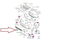 LR154725 Ön Tampon Izgarası Range Rover Evoque