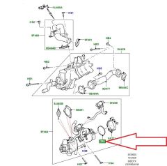 LR078958 T2H14082 EGR Contası 3.0 V6 Dizel Elring