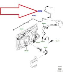 LR163784 LR142042 J9C35077 J9C26851 Hortum Yedek Su Deposu