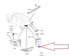 LR149768 LR138060 Sağ İç Stop Lambası Discovery Sport