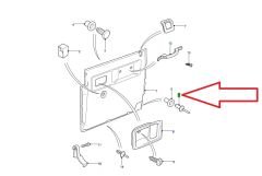 MWC9918PMA Door Trim Clip 10's Defender