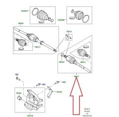 LR180070 LR139088 J9C39444 J9C23043 Sol Ön Aks