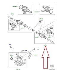 LR180070 LR139088 J9C39444 J9C23043 Sol Ön Aks