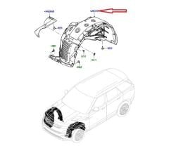 LR190073 LR183533 Çamurluk Davlumbazı Ön Sol