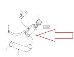 WLH100570 Mazot Dolum Hortumu Orijinal Defender