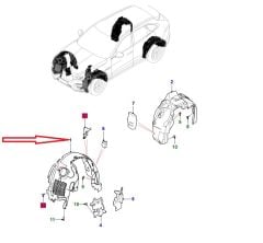 T4A26655 T4A18225 T4A13095 Sağ Ön Davlumbaz Orijinal