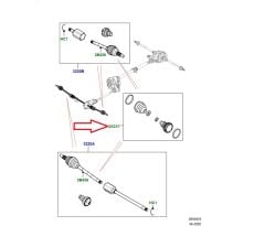 LR093686 T4A12522 Boot Kit Front Axle