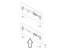 Range Rover P38 Tie Rod Complete TIQ000020