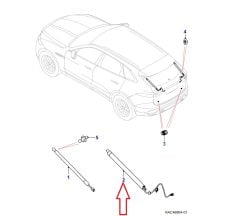 535123556 T4A51393 T4A49350 Powered Upper Tailgate Strut