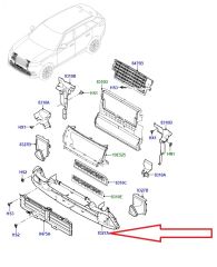 LR152422 LR142979 Air Duct Front Range Rover Velar