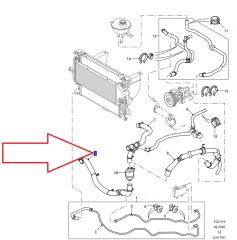 PCH503290 PCH503230 Radiator Hose Puma Defender