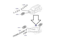 Freelander 2 Arka Logo LR023287