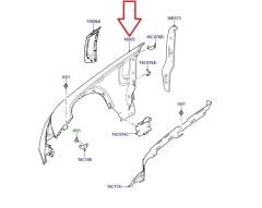 LR131387 Front Fender Left Defender