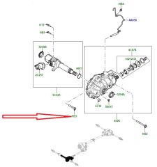 LR154084 Front Differential Bolt 5 Range Rover
