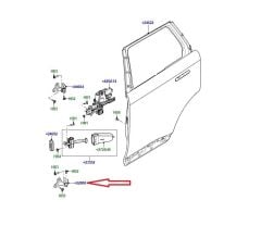 LR157513 Menteşe Arka Kapı Sol Alt Range Rover