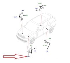 LR175622 LR153354 Sensor Air Suspension Front LH