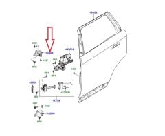 LR157458 Hinge Rear Door Upper RH Range Rover