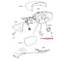 LR040298 Lamp Mirror RH Range Rover