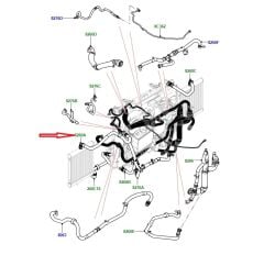 LR100834 Radiator Hose Range Rover