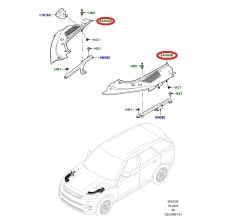 LR168924 Cover RH Engine Compartment Range Rover Sport