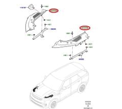 LR168925 Ön Panel Üst Kaplama Sol Range Rover Sport