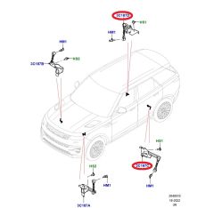 LR167536 Levelling Sensor Rear RH