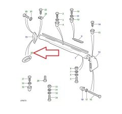Defender Torpido Tutamak Logosu Sağ MTC5851