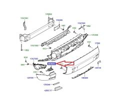 New Defender Rear Bumper Bracket Left LR129804