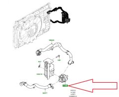 LR125394 J9C14322 Water Circulation Pump