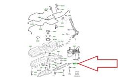 WFZ500130 Mazot Deposu Isı Kalkanı Range Rover Sport