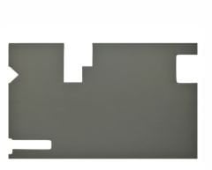Defender Rear Trunk 5th Door Trim Dark Granite BTR9712LOY