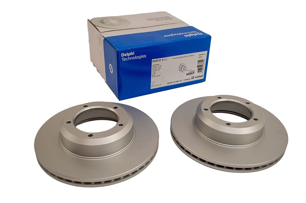 LR017952 FTC902 Front Brake Disc Ventilated Delphi Defender