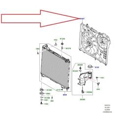 123123480 LR173084 Radyatör Soğutma Fanı Defender