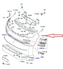 LR046709 Ön Tampon Izgara Takımı Range Rover